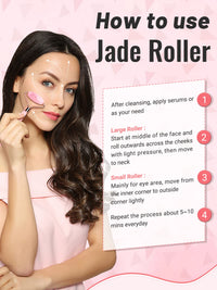 Pink Jade Roller & Gua Sha Set