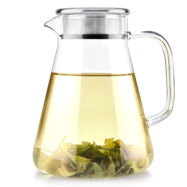 Glass One-Touch Teapot