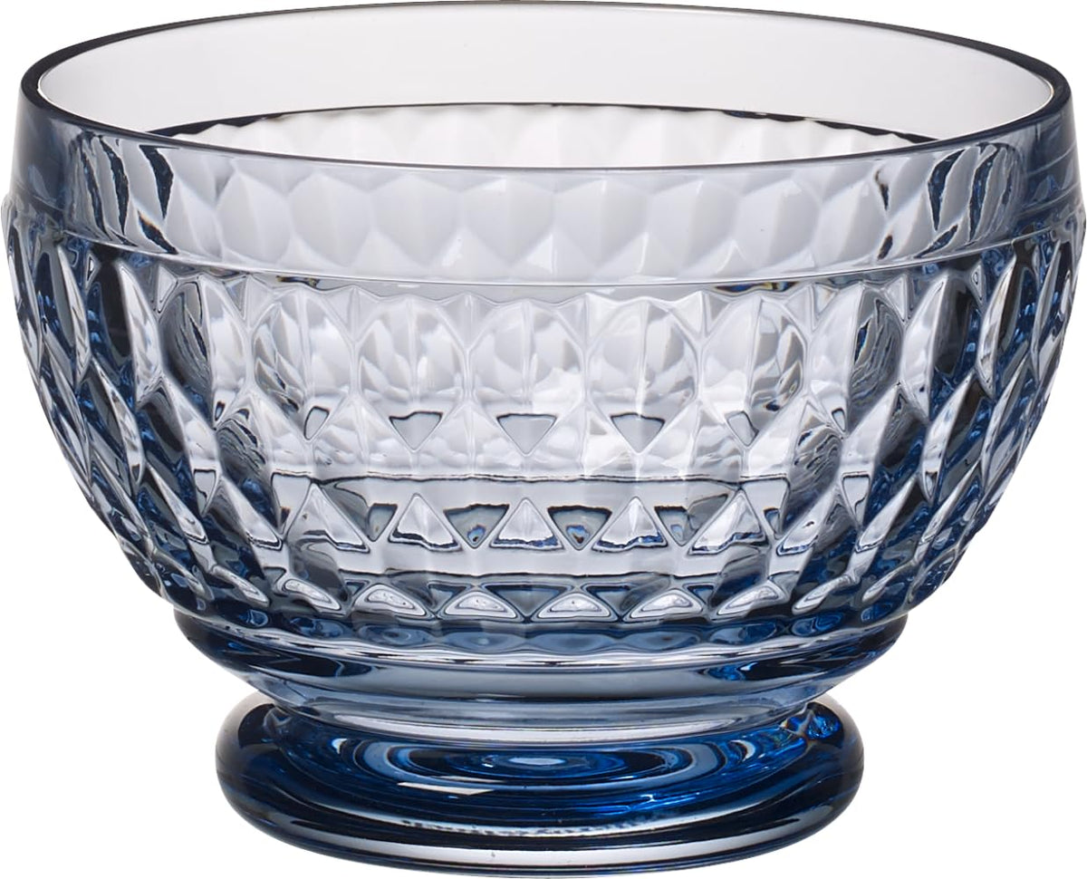Blue Glass Bowls (Set of 4)