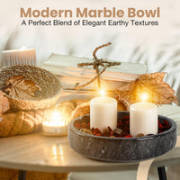Black Marble Centerpiece Bowl