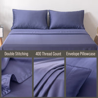 Twilight Blue Bamboo Pillowcases (Set of 2)