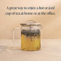 White Simple Brew Teapot