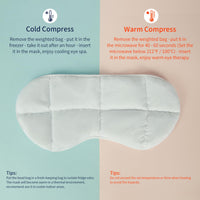 Black Weighted Sleep Mask