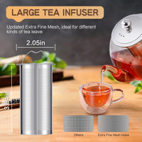 Clear Glass Infuser Teapot