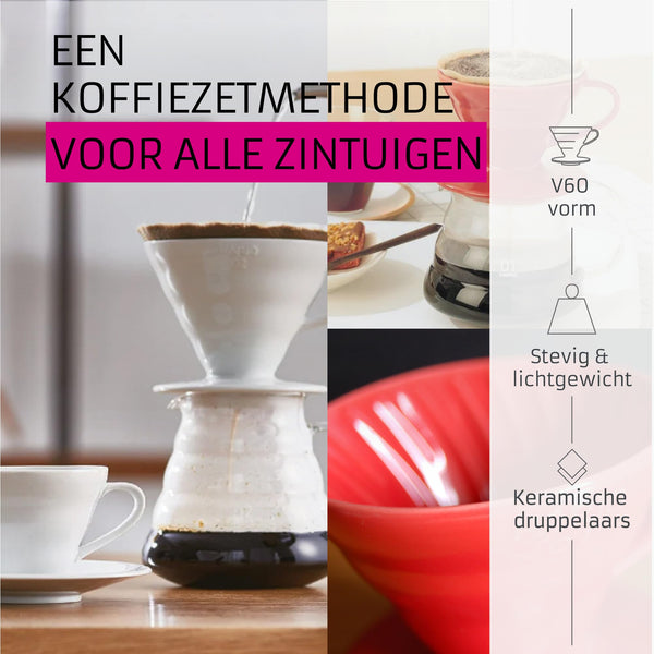White Ceramic Pour-Over Cone
