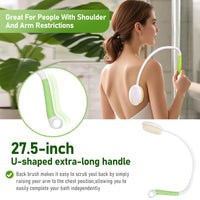Long-Handle Loofah Bath Brush