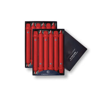Red Taper Candles (Set of 12)