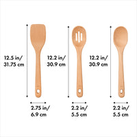 Wooden Cooking Utensils (Set of 3)