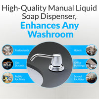 Silver Soap Dispenser