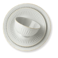 White Dinnerware Set