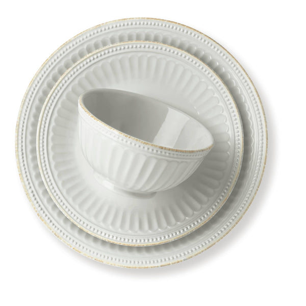 White Dinnerware Set