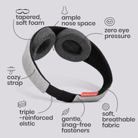 Gray Blackout Eye Mask