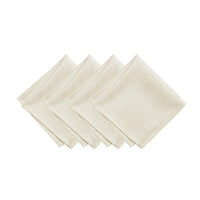 Ivory Damask Napkins (Set of 4)