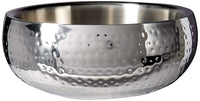 Hammered Silver Salad Bowl