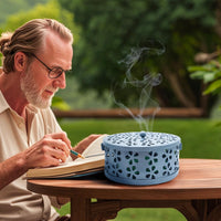 Blue Mosquito Coil Holder