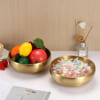 Gold Decorative Key Bowls (Set of 2)