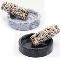 White Marble Palo Santo Holder