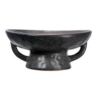 Black Stoneware Bowl
