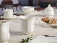 Creamy White Porcelain Mugs (Set of 6)