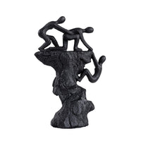 Black Climbing Sculpture
