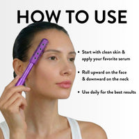 Purple Facial Massage Roller