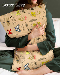 Butterfly Silk Pillowcases (Set of 2)