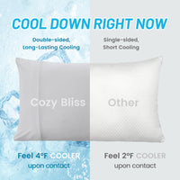 Light Grey Cooling Pillowcases (Set of 2)