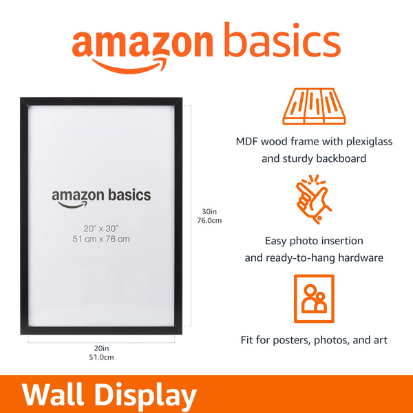 Black Wood Poster Frame