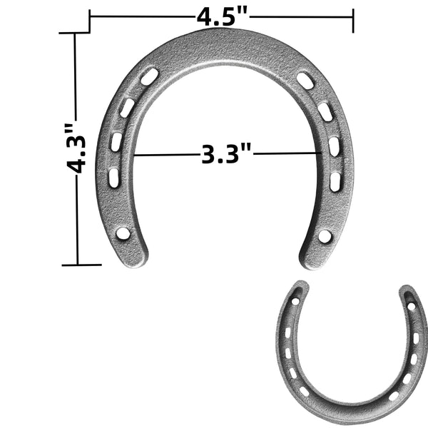Cast Iron Horseshoes (Set of 12)
