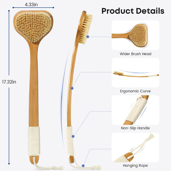 Bamboo Back Scrubber