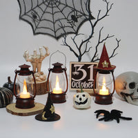 Brushed Red Mini Lanterns (Set of 12)