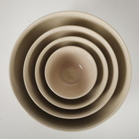 Gray Stoneware Nesting Bowls (Set of 4)