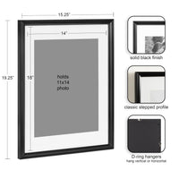 Black Picture Frames (Set of 3)