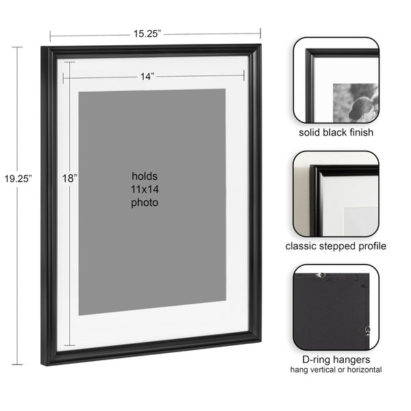 Black Picture Frames (Set of 3)