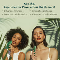 Green Gua Sha Tools (Set of 4)