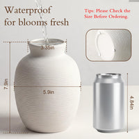 White Ceramic Pottery Vase