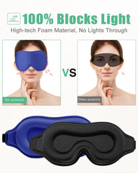 3D Contoured Sleep Mask (Set of 2)