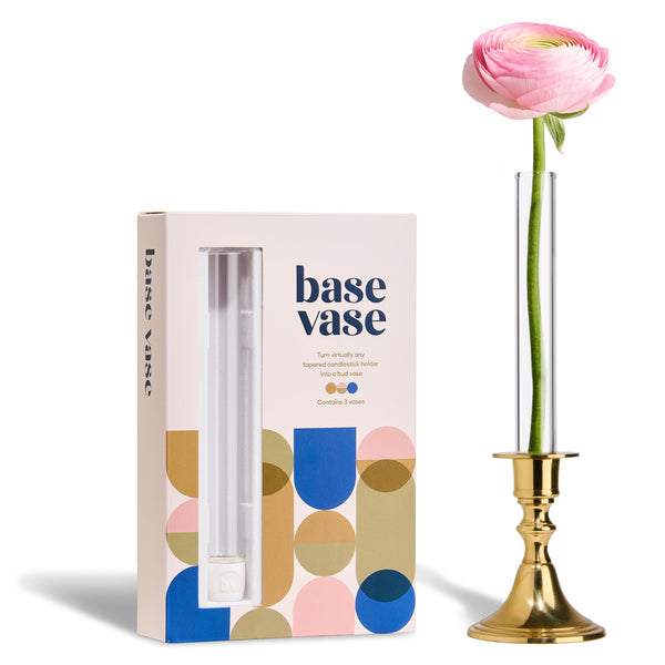 Clear Bud Vase for Candle Holder (Set of 3)