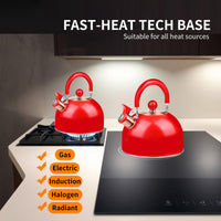 Cerise Red Tea Kettle