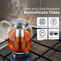 Glass Teapot with Thermometer