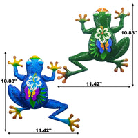 Metal Frog Wall Decor (Set of 2)