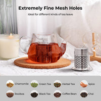 Steel Tea Strainers (Set of 2)