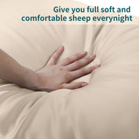 Beige Bamboo Pillowcases (Set of 4)