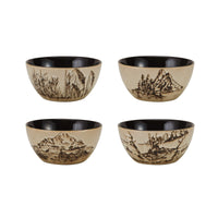 Wildlife Stoneware Dinnerware (Set of 16)