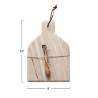 Marble Cheese Boards (Set of 2)