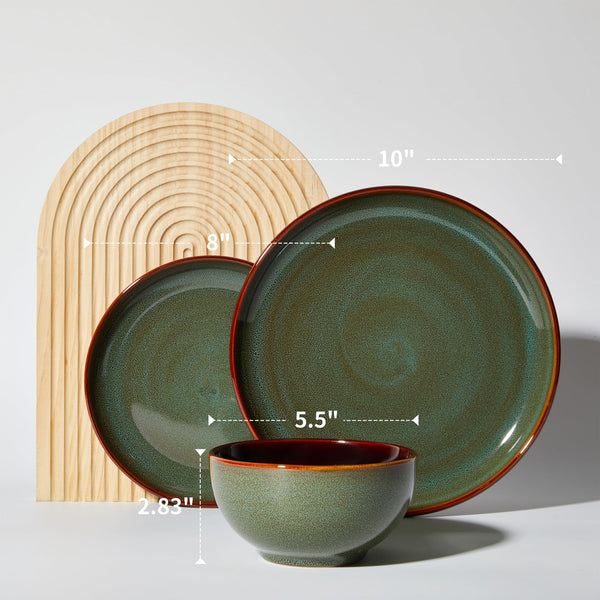 Sage Green Stoneware Dinnerware