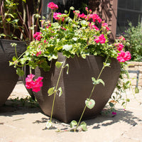 Espresso Square Planter