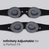 Gray Blackout Eye Mask