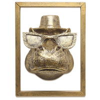 Hippo Head Wall Decor