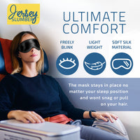Black Silk Eye Mask (Set of 2)